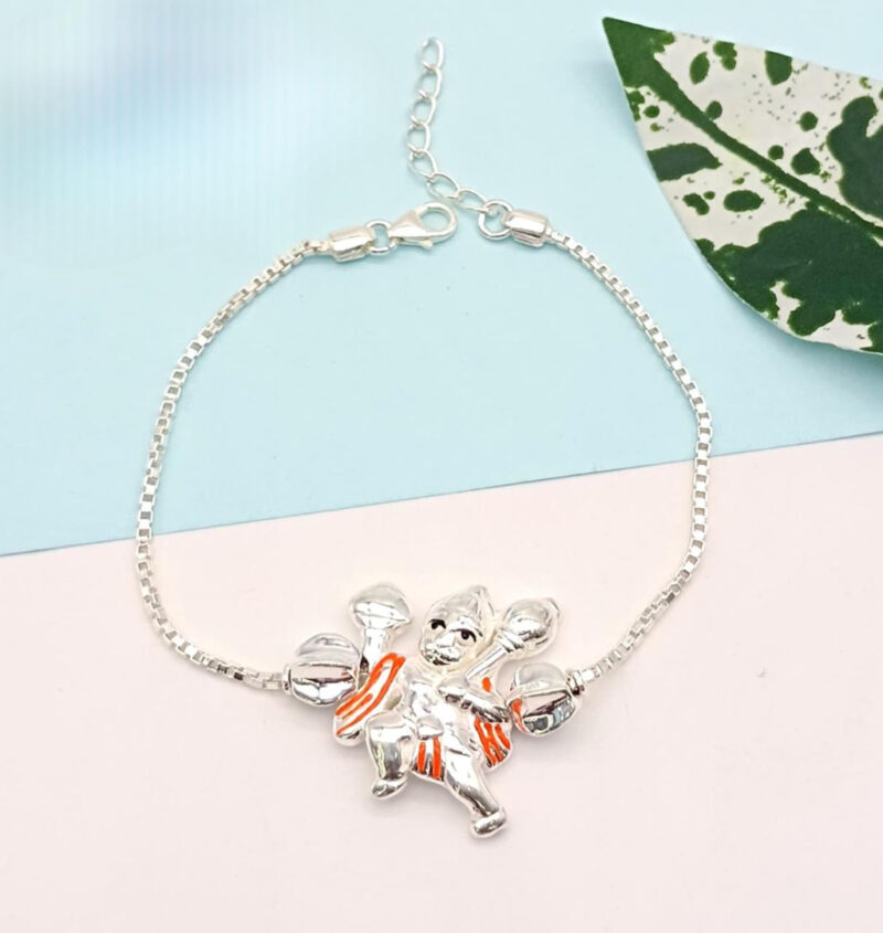 Hanumanji Silver Rakhi