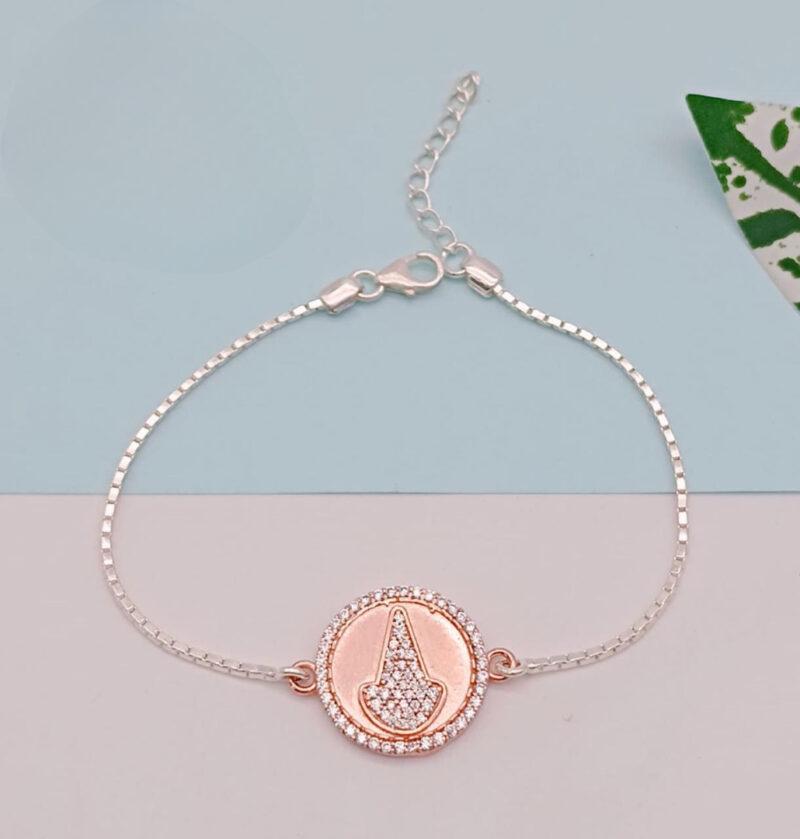 Divya Balaji Tilak Silver Rakhi